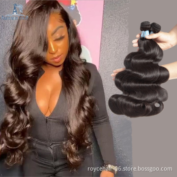 Amanda Brazilian Virgin Hair Body Wave Human Hair Bundles,Mink Brazilian Hair Vendor